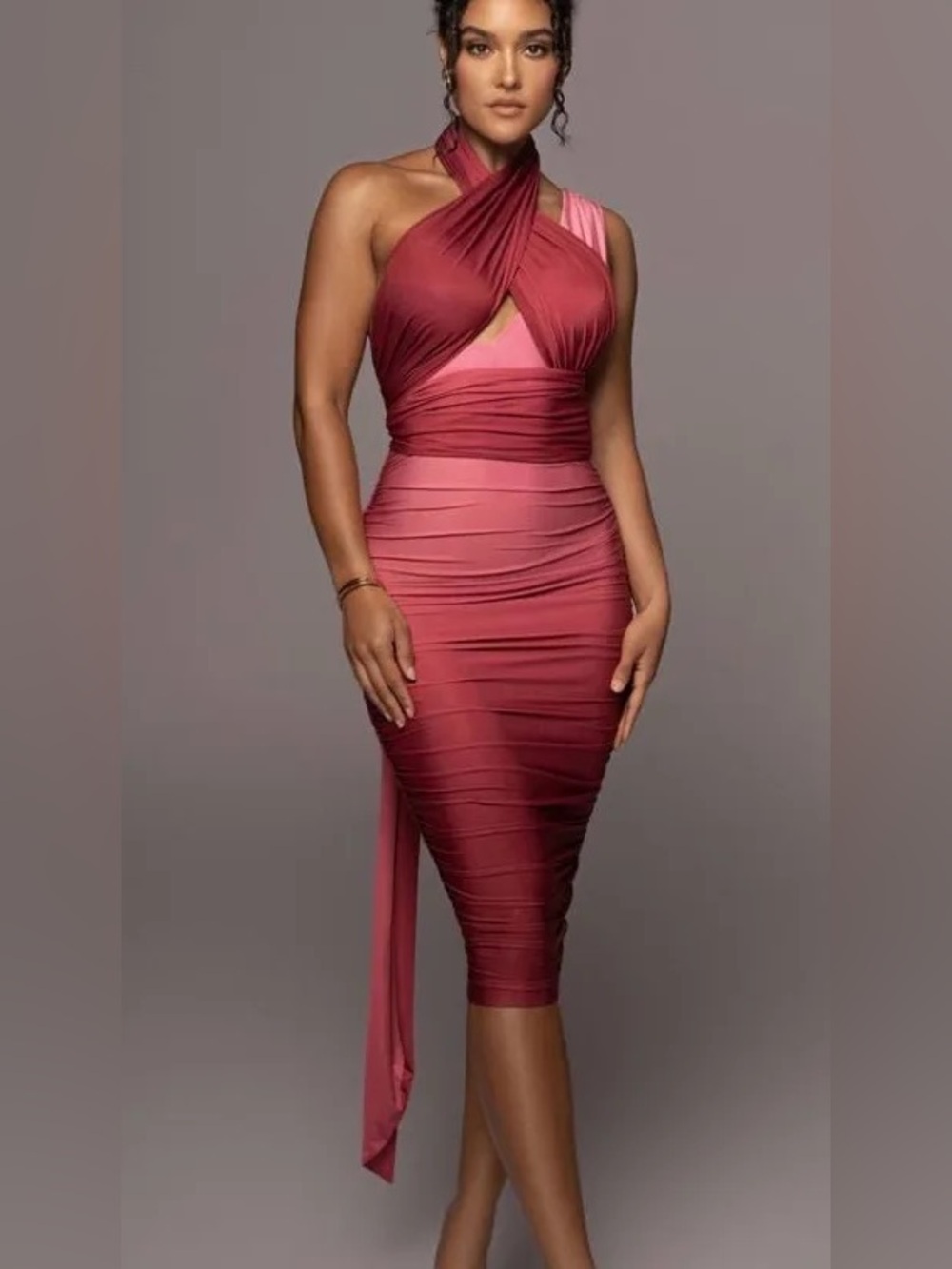 JLUXLABEL Edge of Romance Midi Dress